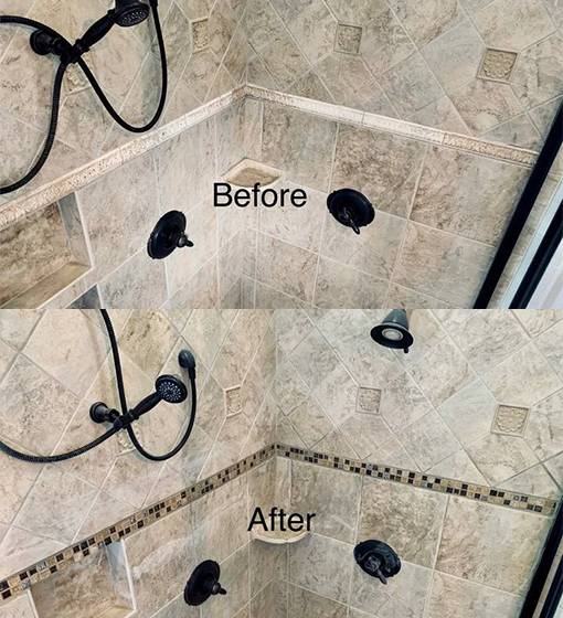 This Run-Down Shower Received a Complete Overhaul Thanks to Our Grout  Cleaning in Raleigh, NC